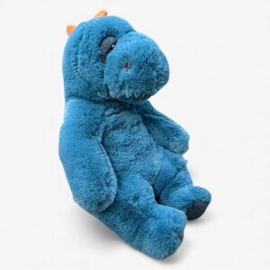 Aurora Cozy Da Dino Plush 15” Blue Dinosaur – Soft Cuddly Stuffed Animal